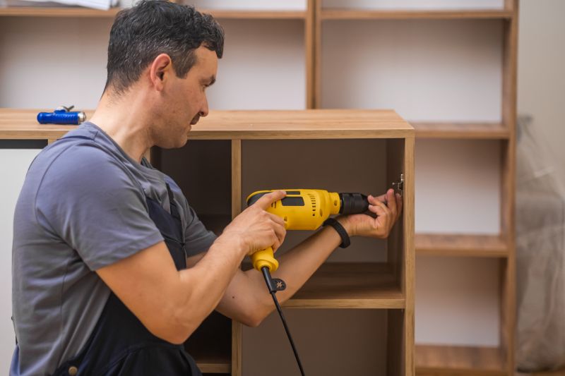 Built In Bookcase Installation in Charlotte, NC